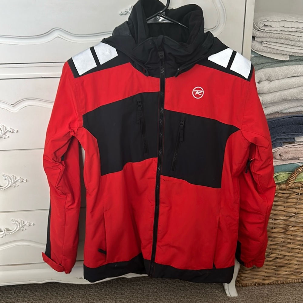 Rossignol Kids Ski Jacket- Red and Black